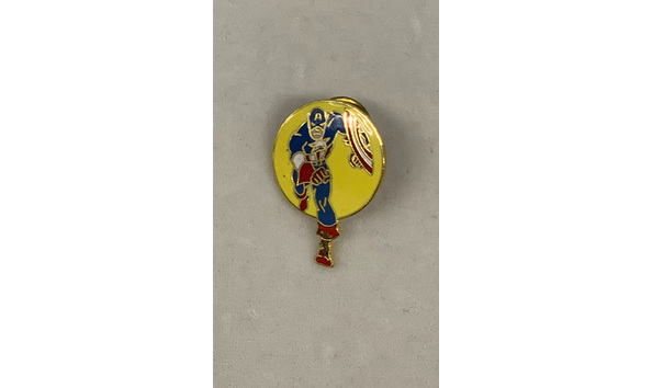 Big image 202307jwy007 3   4 classic marvel character pins   black cat  captain america  doctor strange logo    iron man logo