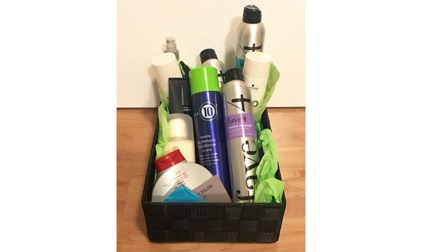 Big image heads up hair care basket