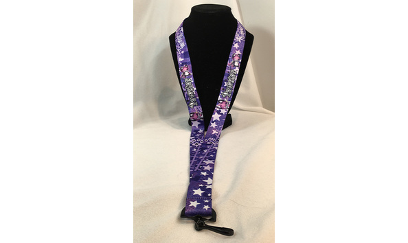 Big image 202209acc041 3   purple thimbles kitty lanyard