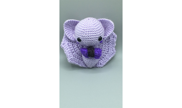 Big image 202204plush001 2   crocheted plush purple bat