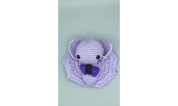 Big image 202204plush001 3   crocheted plush purple bat