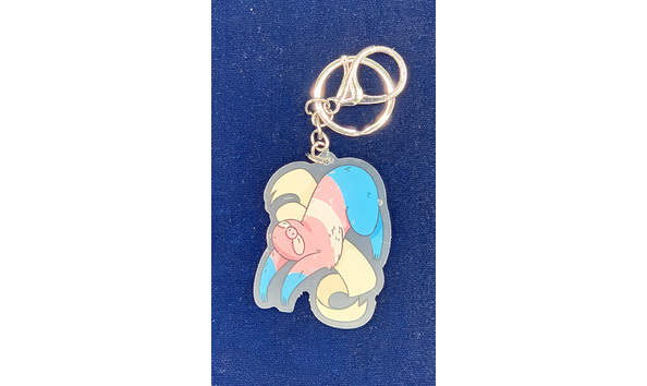 Big image 202208acc030 3   trans pride sloth keychain