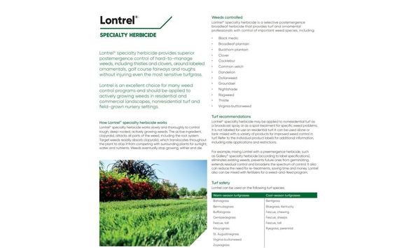 Big image lontrel sales sheet