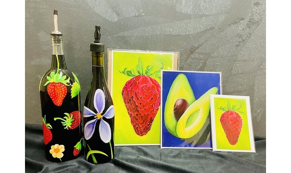 Big image amanda robinson strawberry wine bottle pkg