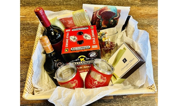 Big image bison basket from marcia holland