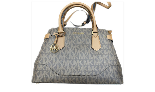 Big image michaelkors brownbeigetote