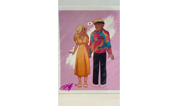 Big image 202311art026   barbie   ken print