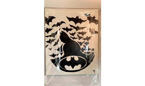 Big image 202304art020   canvas batman painting