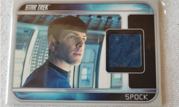 Big image 202209ccrd001   st reboot movie spock costume piece card cc2