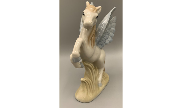 Big image 202304decor001 2   porecelain pegasus figure