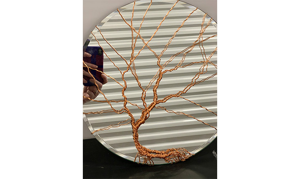 Big image 202308decor002 2   wire wrapped mirror