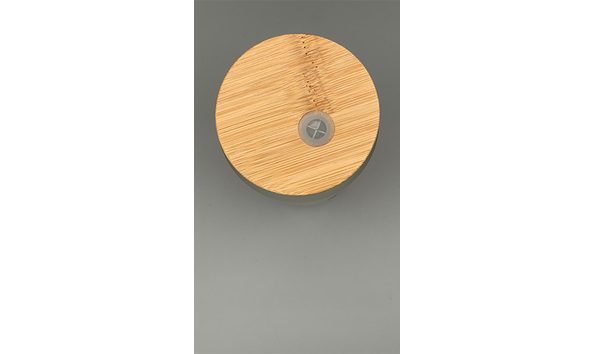 Big image 202211hware001 5   ninny muggins frosted glass with bamboo lid