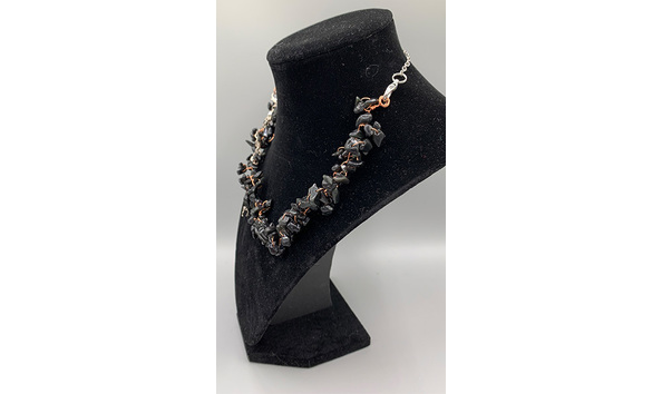 Big image 202304jwy002 3   black onyx or tourmaline and unicorn necklace