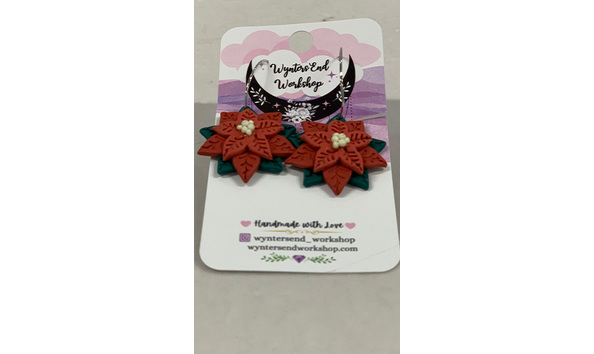 Big image 202311jwy002 2   poinsettia earrings