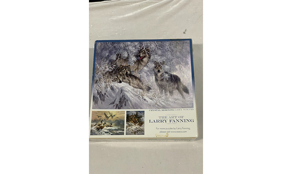 Big image 202309puz001 2   crystal morning grey wolves 1000 piece puzzle