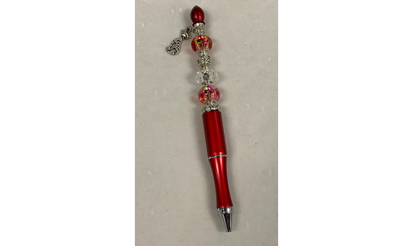Big image 202308stat003 5   red beaded pen