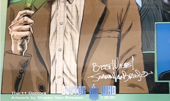 Big image 202301art002 2   doctor who   the 11 doctors signed