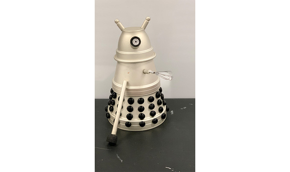 Big image 202308art025   silver dalek pots from doctor who