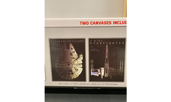 Big image 202311decor006 3   star wars 2 piece wall decor set