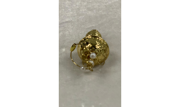 Big image 202308jwy031 3   rounded gold   wire beaded pendant