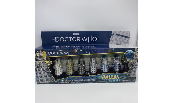 Big image 202402atcon001 doctor who dalek mini bobble set of 6