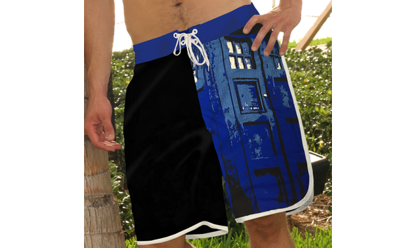 Big image doctor who tardis board shorts 720x