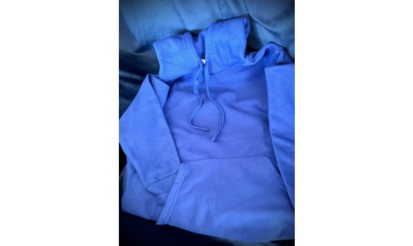 Big image hugo royal blue hoodie small