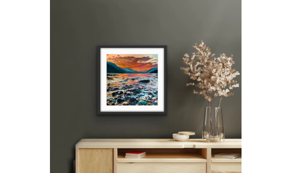 Big image slocan sunset on the wall   morgan bialkowski