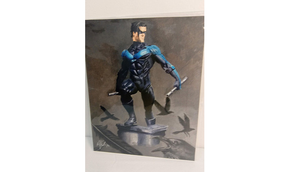 Big image 201905art010   dc nightwing 40 of 40 signed by alejandro avina