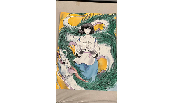 Big image 202311art029   haku from spirited away print