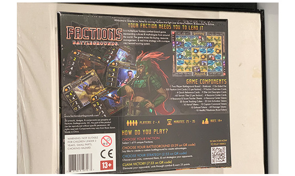 Big image 202311game003 4   factions battlegrounds board game