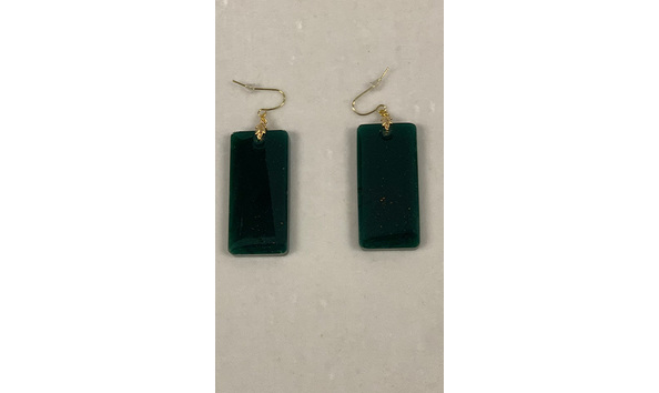 Big image 202308jwy010 2   resin green fire flower earrings