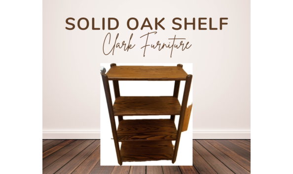 Big image clark furniture solid oak shelf