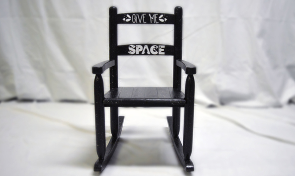Big image give me space children s rocking chair