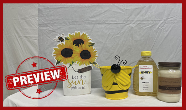 Big image honey bee basket 10