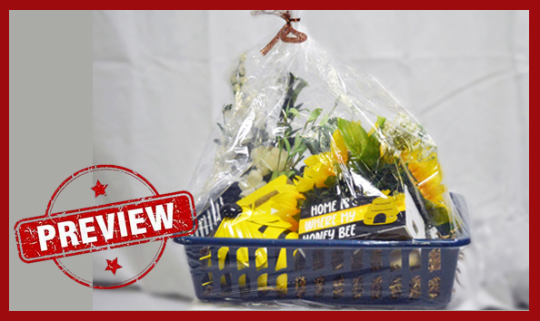 Big image honey bee basket 13