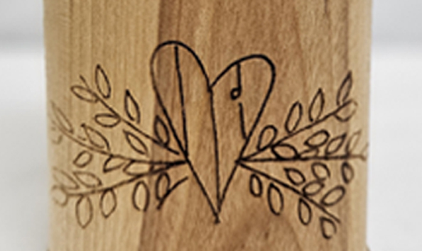 Big image wooden milk bottle vase 2