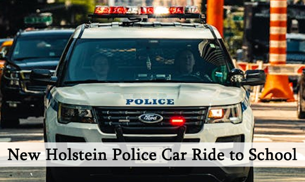 Big image new holstein police car ride to school