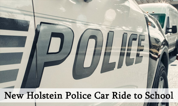 Big image new holstein police car ride to school2