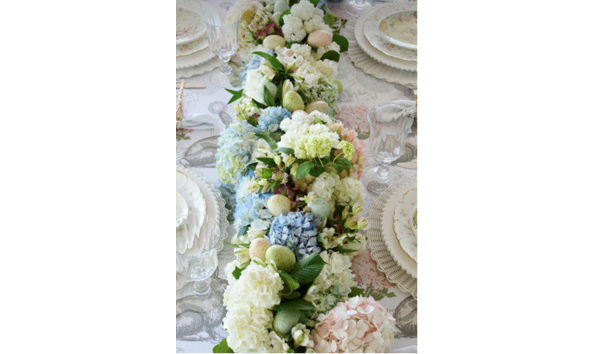 Big image greenery tablescape example 2