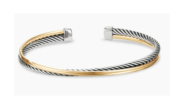 Big image crossover bracelet silver 18k 2