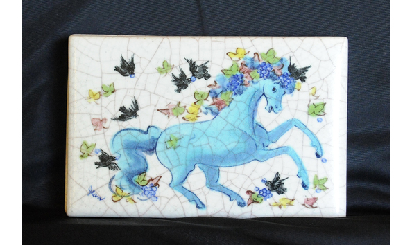 Big image jean ames ceramic box horse