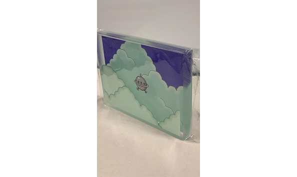 Big image 202311art004 5   3d sci fi space ship acrylic desktop art