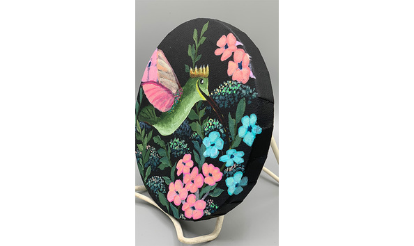 Big image 202404art004 2   handpainted hummingbird canvas