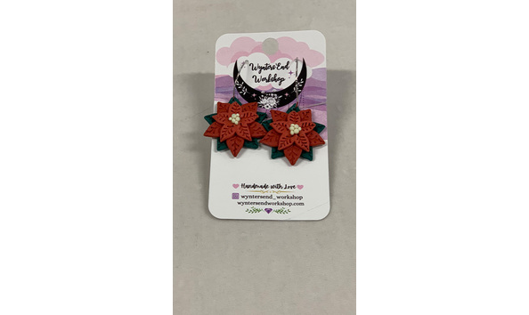 Big image 202311jwy002   poinsettia earrings