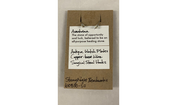 Big image 202308jwy019 3   staempunk earrings  7 with aventurine