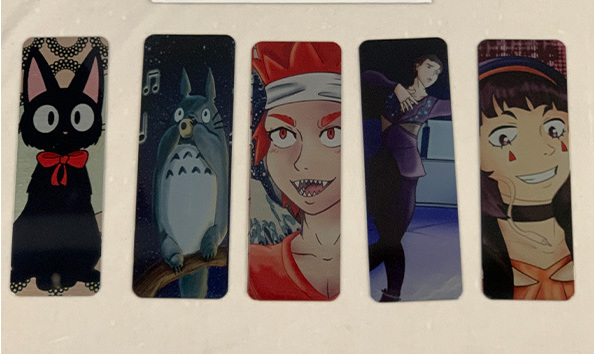 Big image 202311stat003   5 anime metal bookmarks