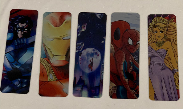 Big image 202311stat004   5 comics metal bookmarks