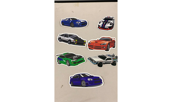 Big image 202311stat007 2   9 various vehicle stickers