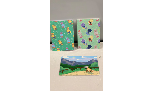 Big image 202310stat003   2 animal notebooks and small print